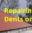 Repairing Hail Dents on Metal Roofing